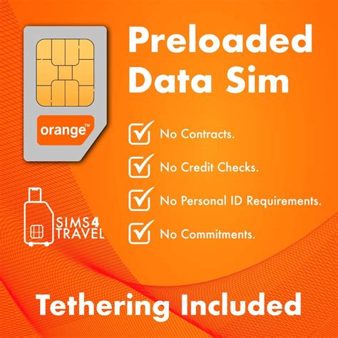 orange travel prepaid sim card